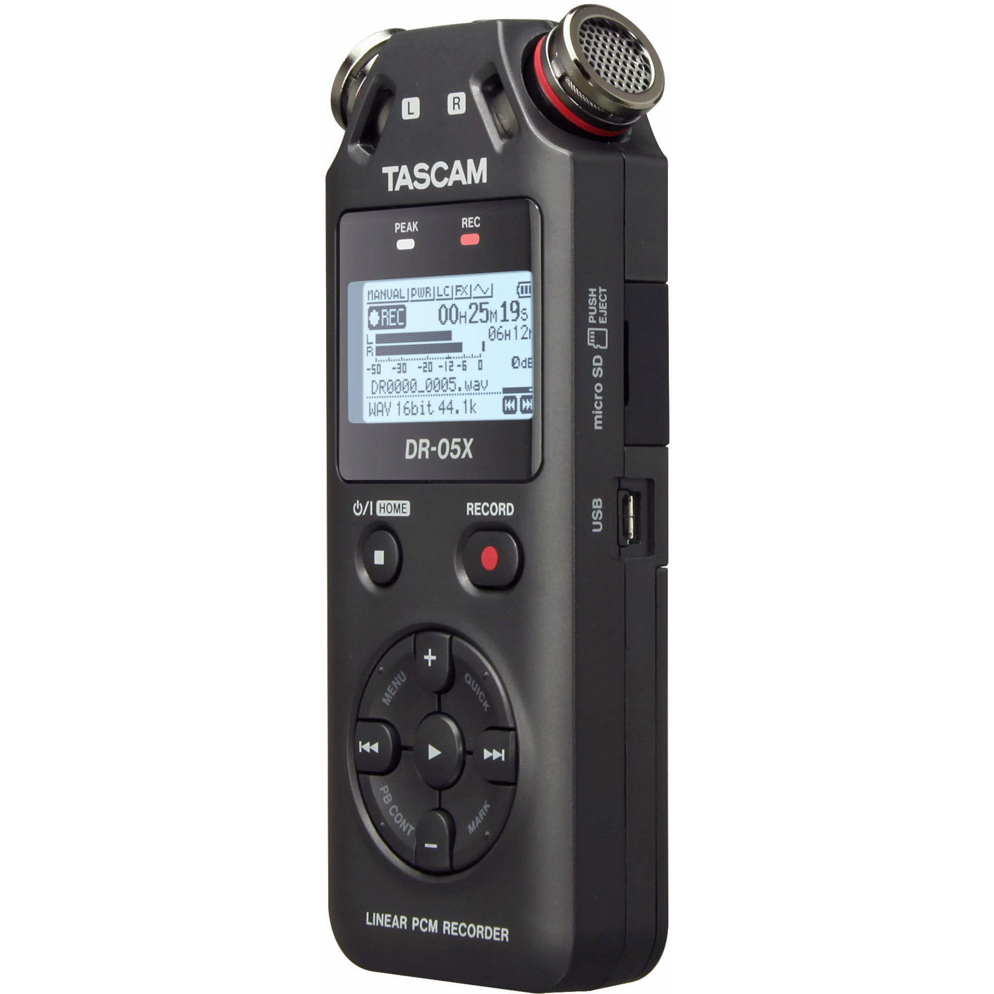 Tascam DR-05X 2-Input / 2-Track Portable Audio Recorder