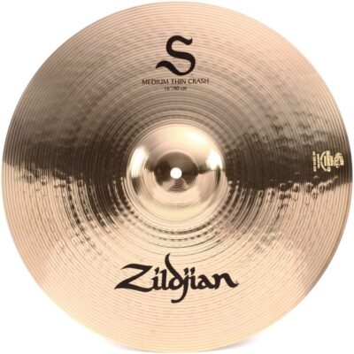 Zildjian 16″ S Series Medium Thin Crash Cymbal (S16MTC)