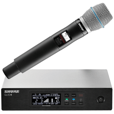 Shure QLXD24/B87A Digital Wireless Handheld Microphone System